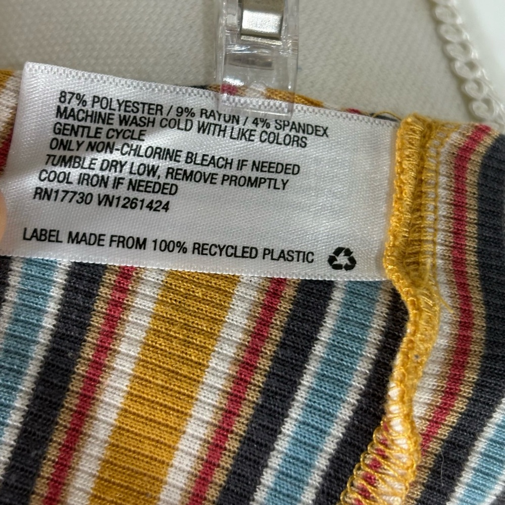 Wild Fable Multicolored Tube Top Strapless Romper in Size XL - Picture 3 of 11